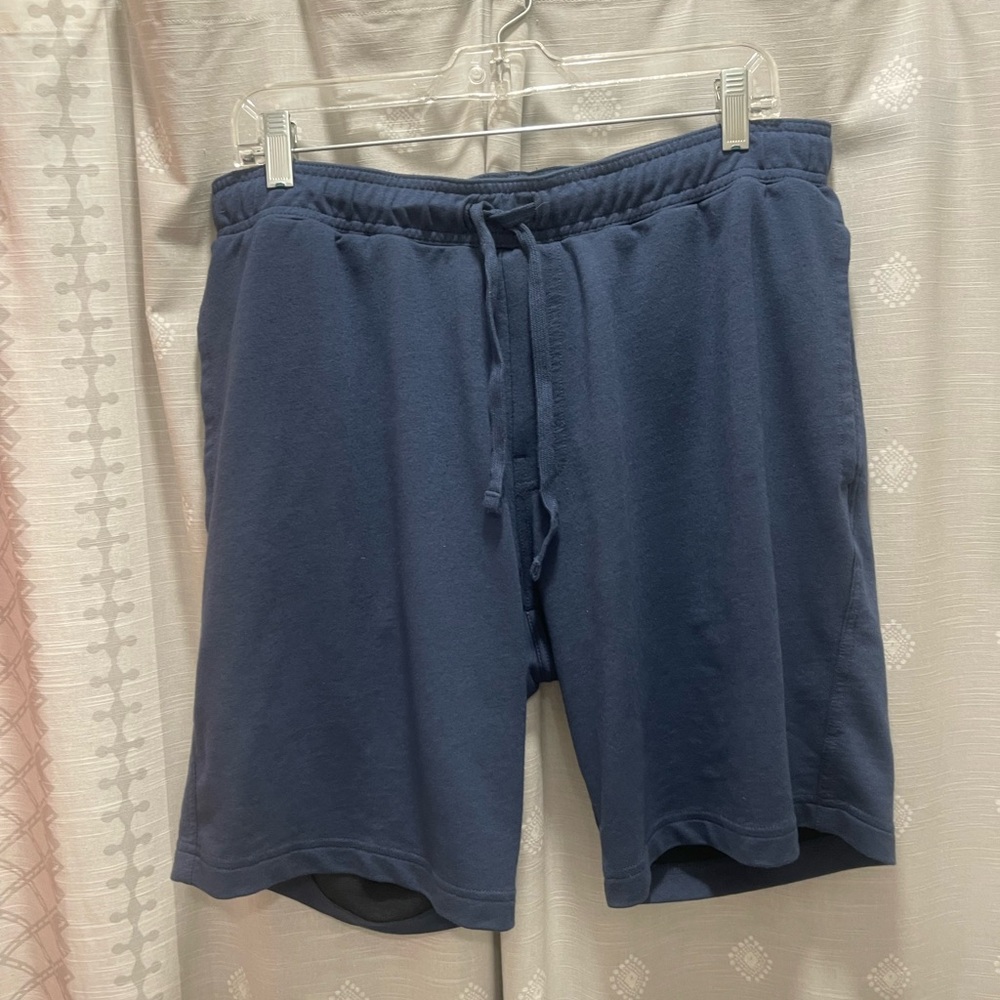 Men's Navy Blue Casual Shorts